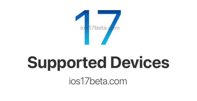iOS 17 Supported Devices