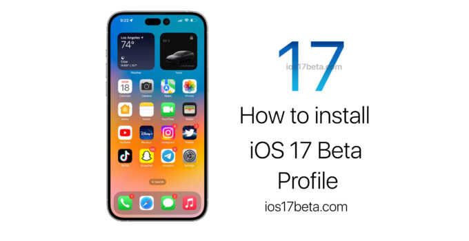 How to install iOS 17 Beta Profile Free