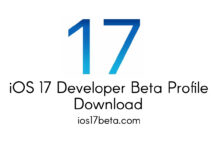 iOS 17 Developer Beta Profile Download